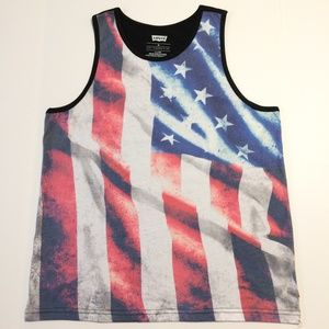 Levi's Tank Top Mens Size XL American Flag